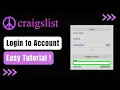 How To Login to Craigslist Account - Sign In Craigslist org
