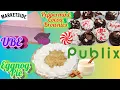 Marketside Walmart UBE Cheesecake Publix Eggnog Pie Peppermint Cocoa Brownie Platter