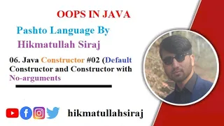 6 Java Constructor Default Constructor and Constructor with No Argument