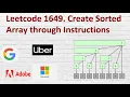 Leetcode 1649 Create Sorted Array through Instructions