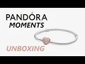 Pandora Moments Pave Heart Clasp Snake Chain Bracelet Unboxing