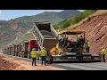 Download Lagu Foundation Road Paving: Coordinated Gravel Laying in a Mountain Valley with PAVER 'SP1660 3'