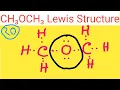 CH3OCH3 Lewis Structure Lewis Dot Structure for CH3OCH3 Dimethyl Ether Lewis Structure