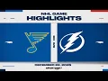 NHL Highlights | Blues vs. Lightning - December 22, 2025