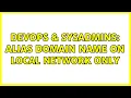 DevOps SysAdmins Alias domain name on local network only