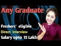 Citibank Recruitment 2021 I Freshers can apply I Latest jobs 2021