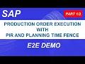 Download Lagu SAP Production Execution E2E (Part 1/2) | PIR | Planning Time Fence | Fixed Lot Size | SAP Demo