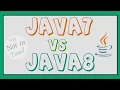 How Java7 and Java8 works to perform the same operation difference between java7 and java8 part1