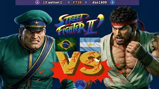 Street Fighter 2 CE Caution vs das1809 FT-10 data 2026
