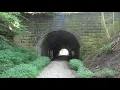 The abandoned train tunnel in Barnesville Ohio