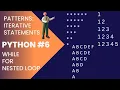Python - Nested Looping Outer and Inner Loops Iterative Statements while Nested loop
