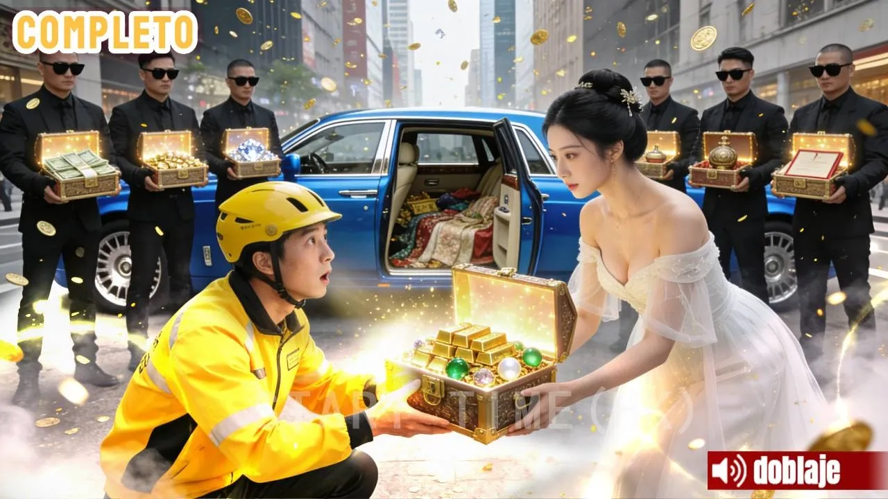 A tricked delivery man is recognized by a celestial baby: he was a goddess's man! poster