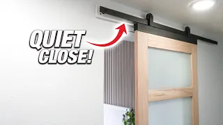 How To Install A Soft Close Hanging Barn Door DIY