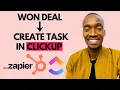 Automatically Create ClickUp Tasks from HubSpot Deals using Zapier