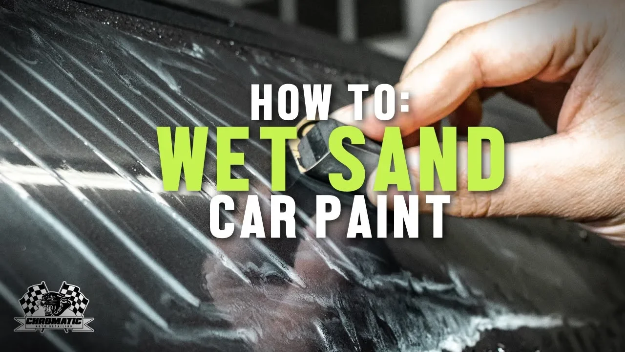 Must Watch BEFORE Wetsanding Paint!
