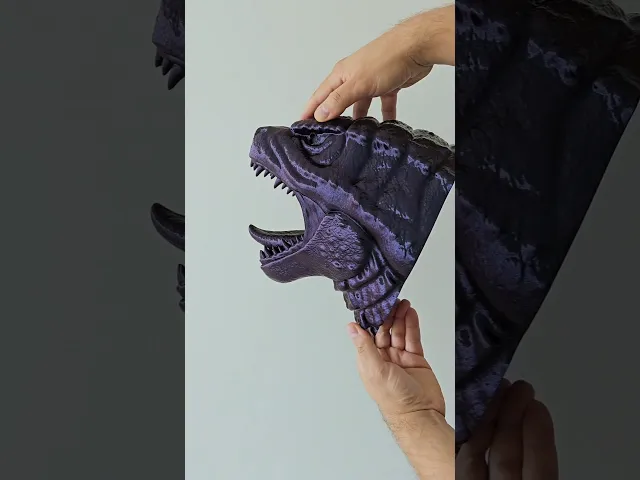 Godzilla Head Wall Mounted Holder for Controllers and Headset / No Supports video thumbnail