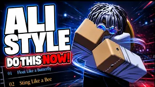 GAKURAN ALI FIGHTING STYLE SHOWCASE - ROBLOX