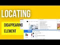 Locating disappearing elements Autosuggestion search Hover Over Dropdown Automation