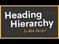 Everything About Heading Hierarchy In Web Design