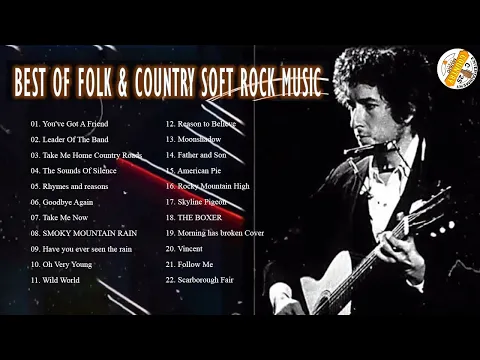 Best Of Folk Rock And Country Music | Bob Dylan, Cat Stevens, Kenny Rogers,John Denver...| Folk Rock