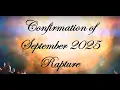 Download Lagu Rapture September 2025 Confirmations, #rapture