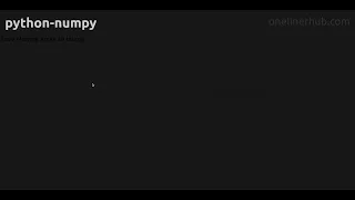 Save Numpy array to image