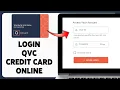 How To Login QVC Credit Card Online Account 2024 QCard Sign In Guide