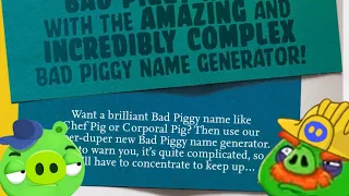 Bad Piggy name Generator