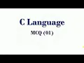 MSBTE C language MCQ Part-1