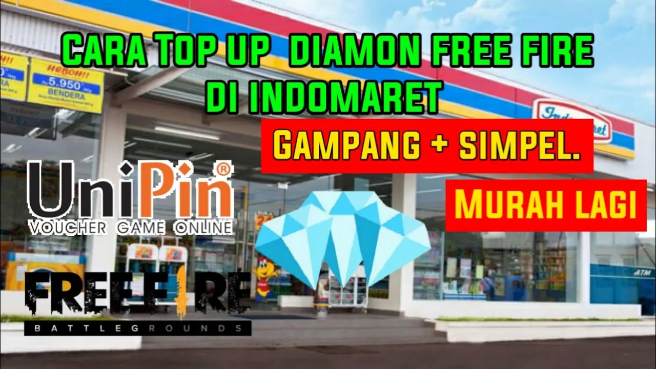 Cara Top Up Diamond FF di Indomaret||Vocer UniPin||Langsung Beli Bundle Skin