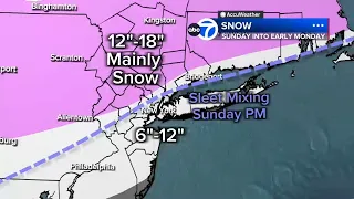 Heavy snow falling across NYC Tri-State Updated forecast