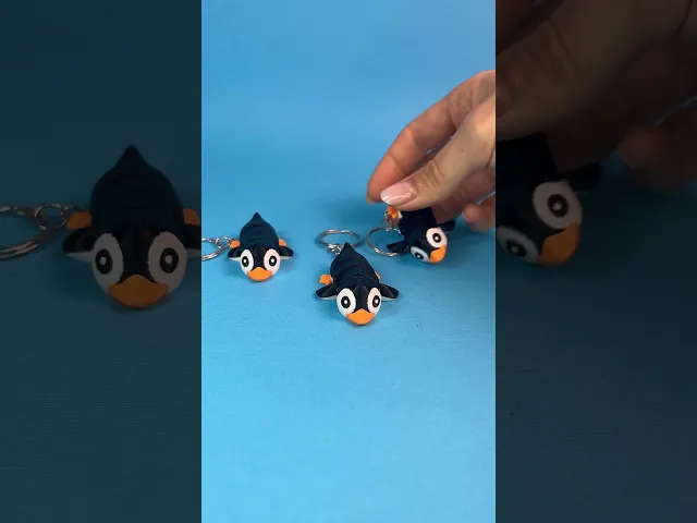 Cute Flexi Pets Penguin (Toy, Keychain & Magnet) video thumbnail