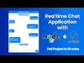 Realtime Chat Application with Node JS and Socket io Chat App Html CSS and Javascript