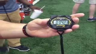 Tyreek Hill UNREAL Olympic Speed 40 Yard Dash 4 21 Seconds - 5M Views