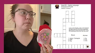 Fun with Haida Making a Crossword Puzzle Tips for Beginner Indigenous Language Learners