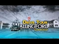DRIVING CONNECTICUT - 4K Neighborhood Drive Tour Wallingford CT
