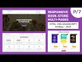 Complete Responsive Book Store Website Design With Admin Dashboard HTML CSS JavaScript PHP MySQL