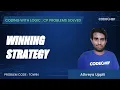 TOWIN Winning Strategy Coding with Logic CP Problems Solved Cakewalk