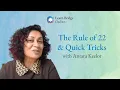 Rule of 22 Quick Tricks in Bridge - with Antara Keelor
