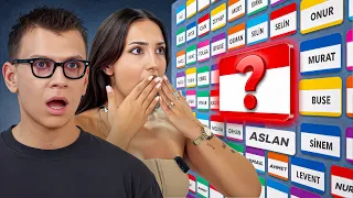 İSİM TAHMİN ETME CHALLENGE! (KİM DAHA İYİ??)