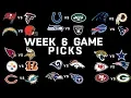 Week 6 NFL Game Picks NFL
