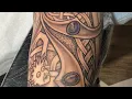 Celtic Irish mythology tattoo sleeve in progress the God Lugh