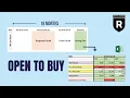 Open To Buy uitgelegd + Excel-sjabloon walkthrough | Retail Dogma