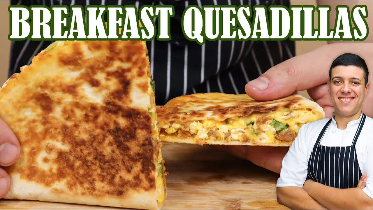 Best Breakfast Quesadillas by Lounging with Lenny