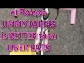 Jimmy Johns vrs Uber Eats bike delivery Pt1