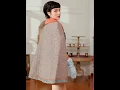 Download Lagu Double Breasted Vintage Plaid Cape Coat