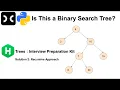 Trees Is This a Binary Search Tree HackerRank Trees Recursion