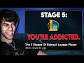 Dantes LOSES IT While Watching The 5 Stages of Being A League Player