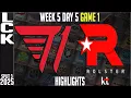 Download Lagu T1 vs KT Game 1 Highlights | LCK Split 3 2025 W5D5 | T1 vs KT Rolster
