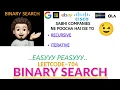 Binary Search - Recursive Iterative Leetcode-704 Explanation Live Coding